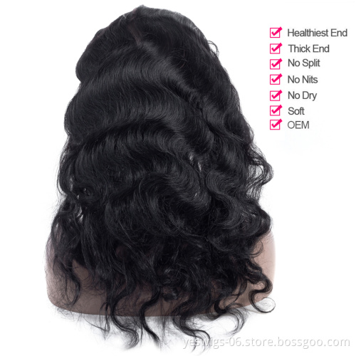 Factory Direct Hair Vendors Yeswigs 360 Lace Frontal Closure 100% Human Hair 4x4 2x6 5x5 13x4 13x6 HD 6x6 7x7 360 Lace Frontal